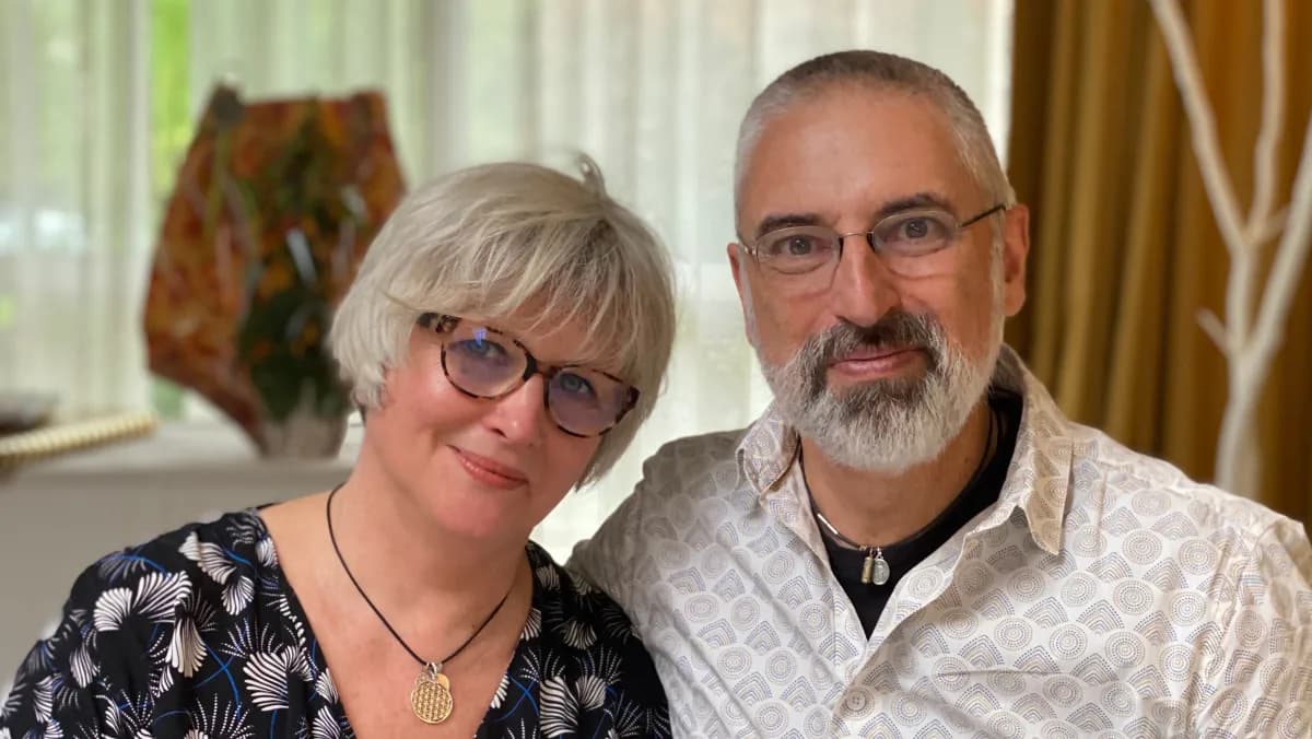 David et Nathalie Duquenne, qui animent ensemble les séminaires de respiration holotropique.